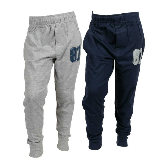 Chopper Club Boys Track Pants Cotton Joggers Pack of 2 Fleece Sweatpants 11-12 Years US14