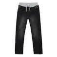 thumbnail image 1 of Chopper Club boys Jeans Slim Fit Denims Round Elastic & Drawstrings Black 28, 1 of 5