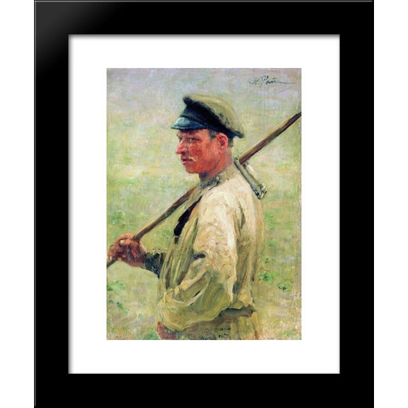Chopper-Litvin. Zdravnevo 20x24 Framed Art Print by Repin, Ilya