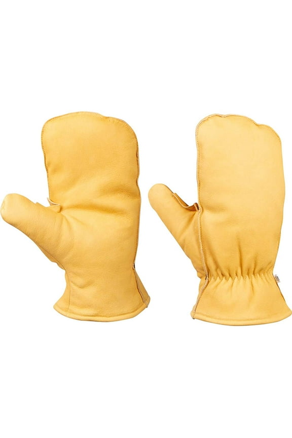Chopper Mittens UNLINED Top Grain Goatskin Leather in Mens sizes (Small)