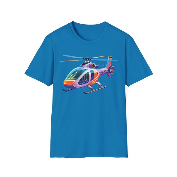 Chopper Shirt, Helicopter Shirt, Shirt with Helicopter, T Shirt with Chopper