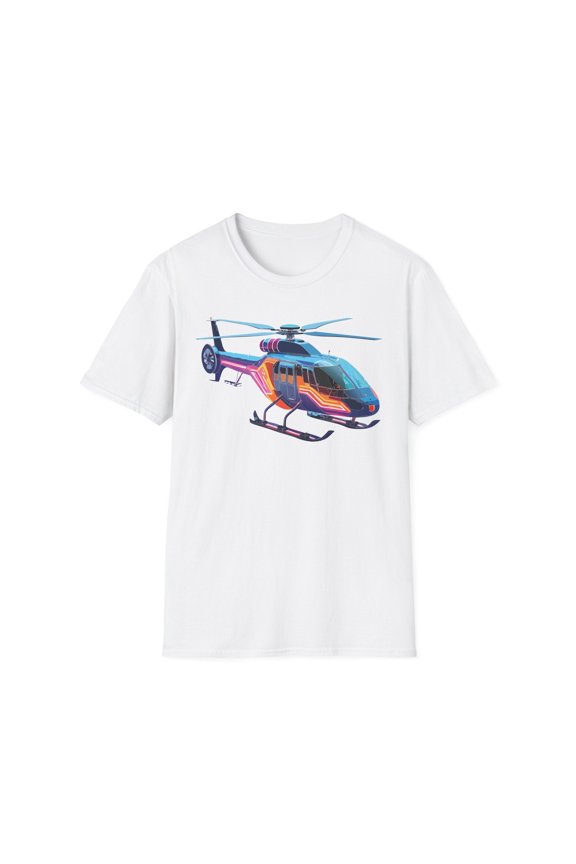 Chopper Shirt, Helicopter Shirt, Shirt with Helicopter, T Shirt with Chopper