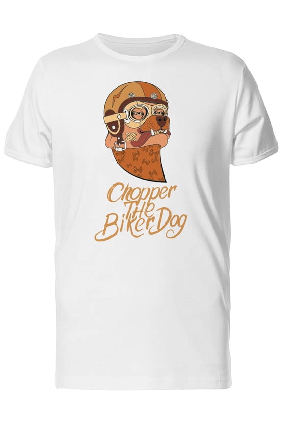 Chopper The Biker Dog Tee Men's -Image by Shutterstock