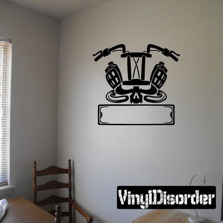 Chopper Wall Decal - Vinyl Decal - Car Decal - DC 138 - 36 Inches