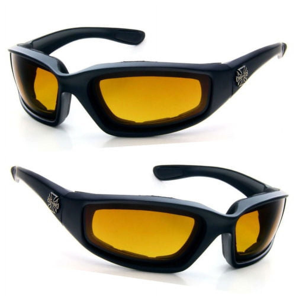 Chopper Wind Resistant Sunglasses Extreme Sports Motorcycle Riding Glasses Black
