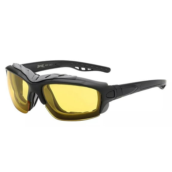 Choppers Padded Foam Wind Resistant Sunglasses Motorcycle Riding Glasses