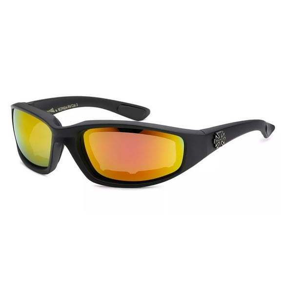Choppers Wind Resistant Riding Sunglasses Glasses Padded Sports Motorcycle