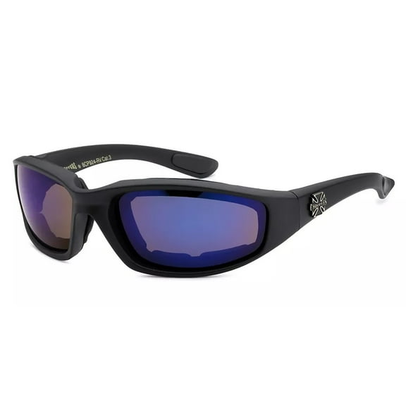 Choppers Wind Resistant Riding Sunglasses Glasses Padded Sports Motorcycle