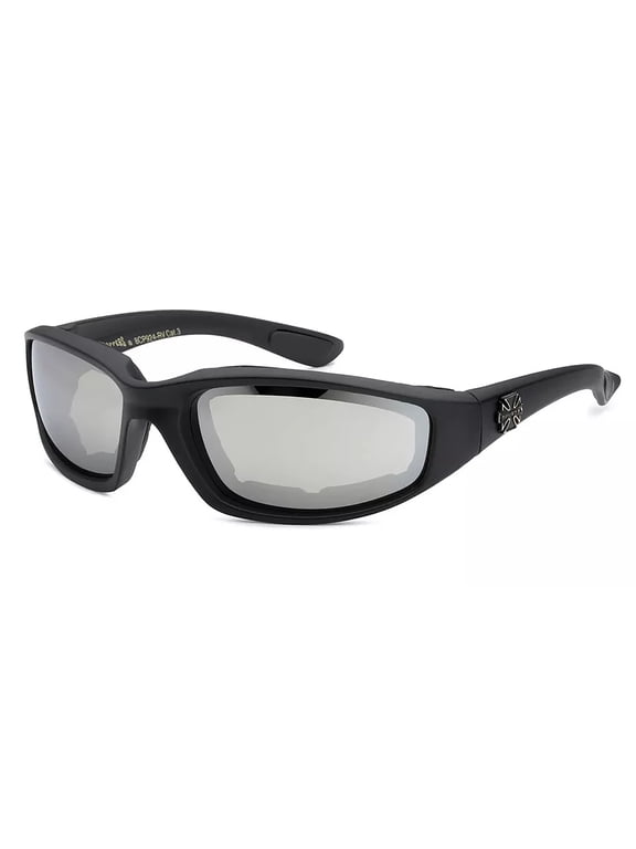 Choppers Wind Resistant Riding Sunglasses Glasses Padded Sports Motorcycle