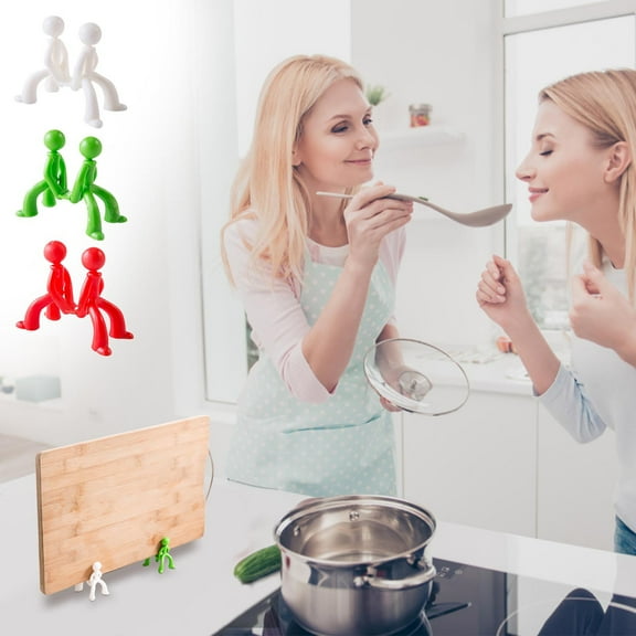 Chopping Board Rack under $5! Cagogo Chopping Board Rack Stand,Creative Cutting Board Holder,Cartoon Design Kitchen Organizer,Countertop Space Saver for Dish Drying,Sturdy PP Material Utensil Shelf