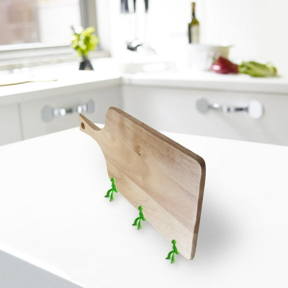 Chopping Board Rack under $5! Cagogo Chopping Board Rack Stand,Creative Cutting Board Holder,Cartoon Design Kitchen Organizer,Countertop Space Saver for Dish Drying,Sturdy PP Material Utensil Shelf