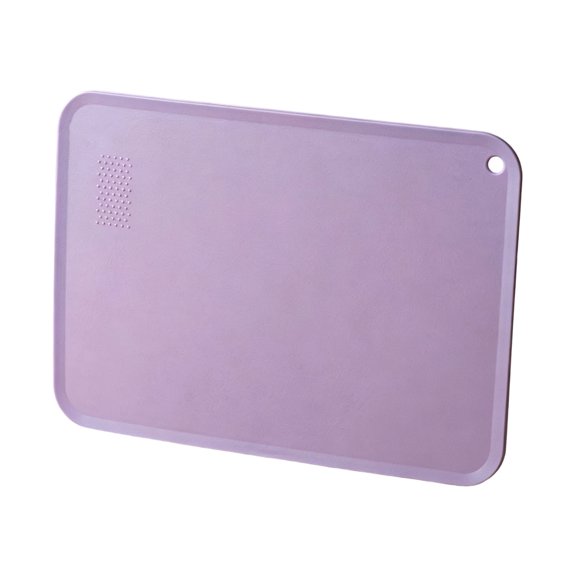 Chopping Board for Vegetable Prep, TPU Kitchen Cutting Board with Spill Guard, Storage Hole and Textured Corner