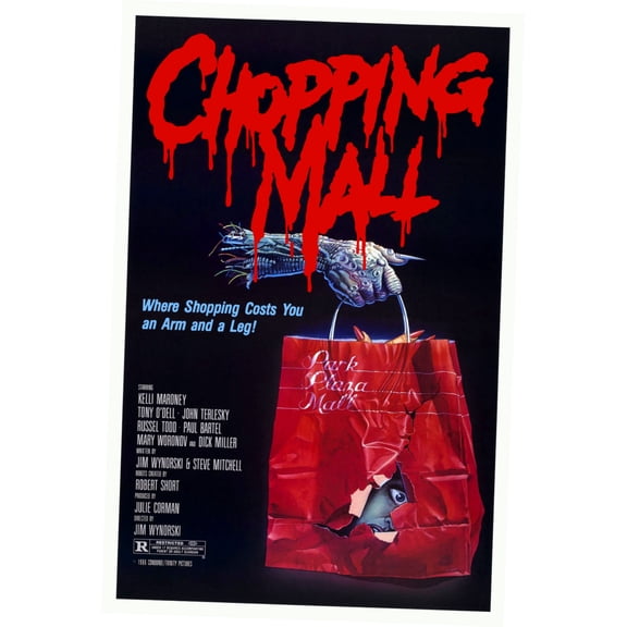 Chopping Mall Movie poster 12x16 Print on Metal Sign 12in x 16in Square Adults Best Posters