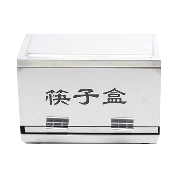 Chopstick Organizer Straw Container Pencil Dispenser Steel Large Capacity for Living Room Office Restaurant