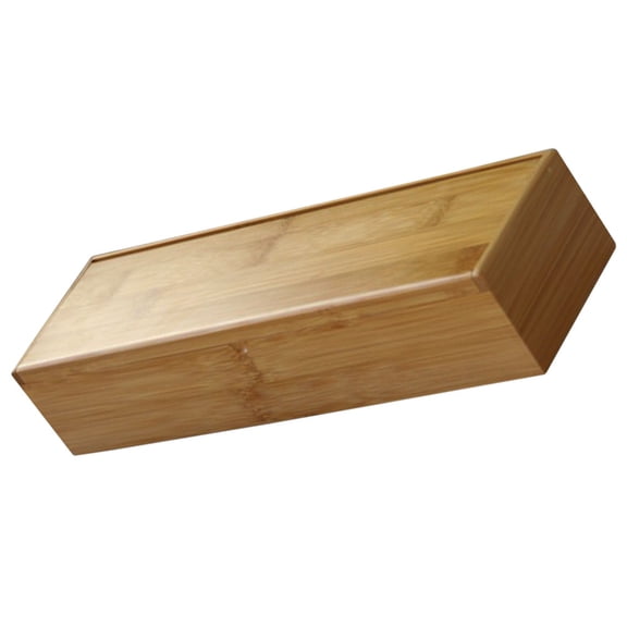 NIAIZEK Bamboo Kitchen Chopsticks Organizer Storage Case Khaki 1Pack