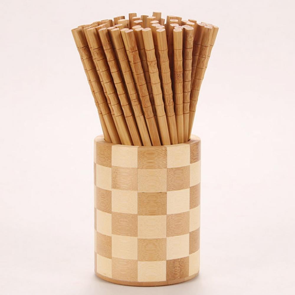 Chopsticks Reusable Chinese Natural Bamboo Chopsticks 9.8"/24cm Long