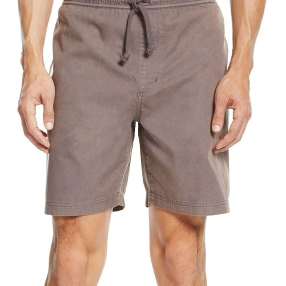 Chor Clothing Company Mens Pocket Washed-Out Casual Walking Shorts, Grey, Small