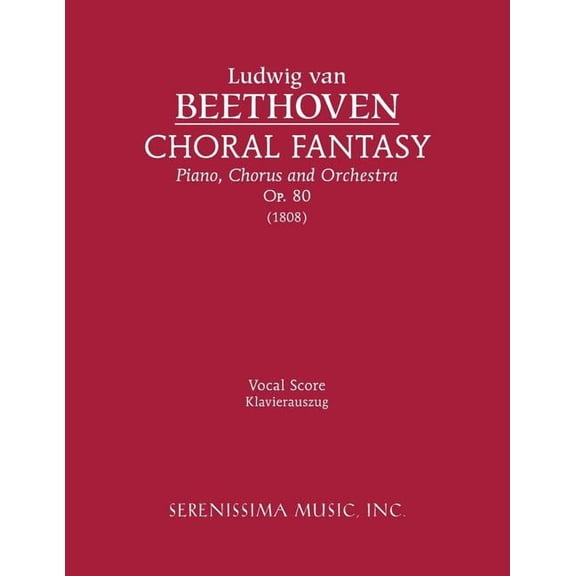 Choral Fantasy, Op.80: Vocal score (Paperback)