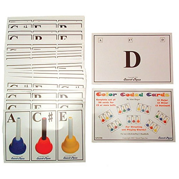 Chord Set Handbell Cards (Set Of 36 Age 3)