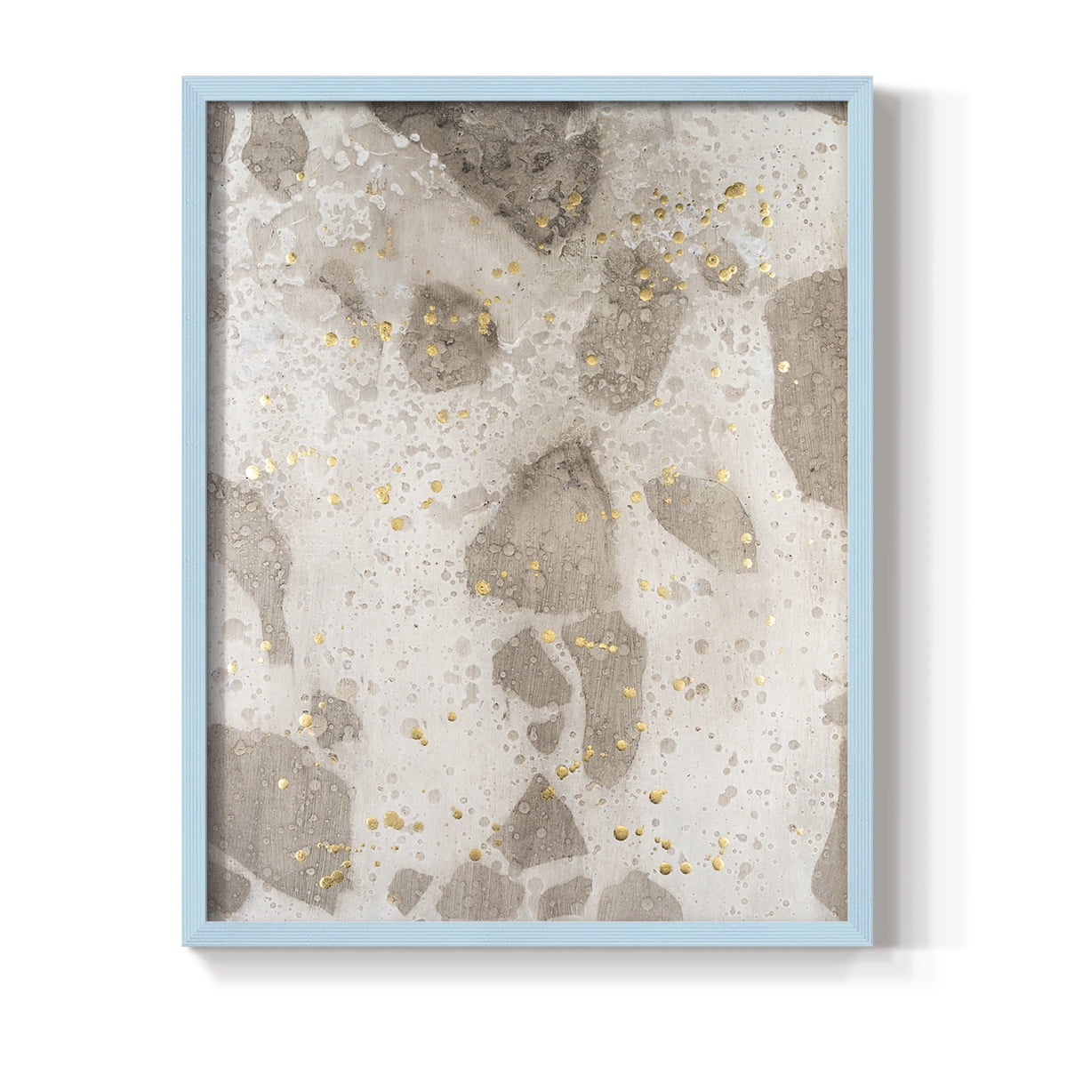 Chordata I Framed Print in Blue Solid Wood Framed Print No Nail Hanging