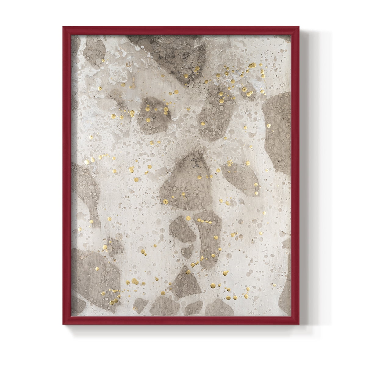Chordata I Framed Print in Red Solid Wood Framed Print No Nail Hanging