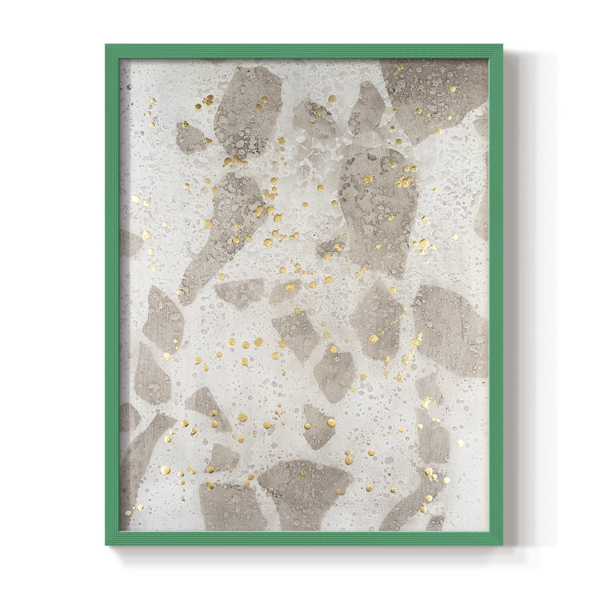 Chordata II Framed Print in Green Solid Wood Framed Print No Nail Hanging