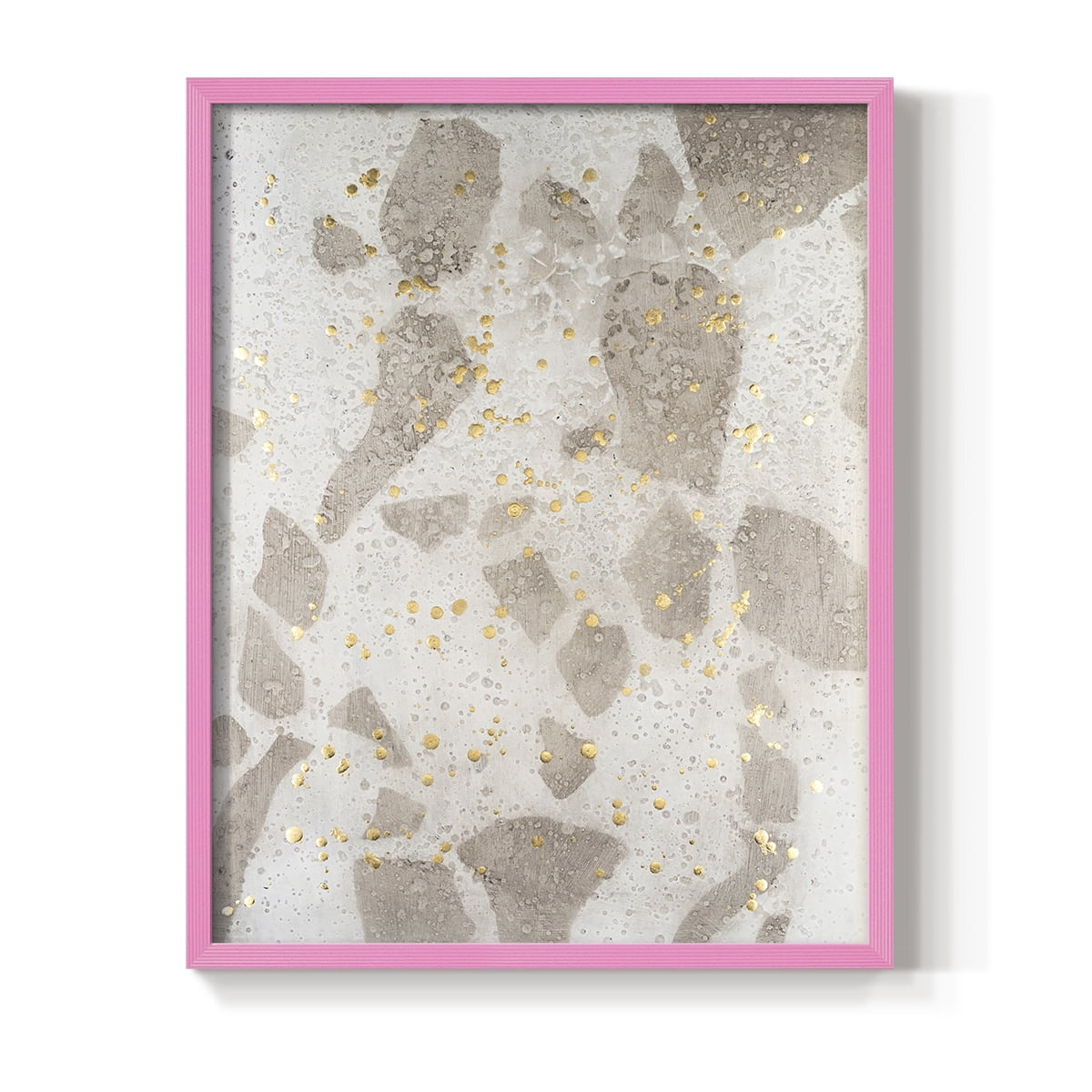 Chordata II Framed Print in Pink Solid Wood Framed Print No Nail Hanging