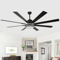 thumbnail image 1 of Chords Attic 72" 8-Blade Reversible Ceiling Fan with LED lights and Remote Control, 6-Speed, Timer Setting Quiet DC Motor, 1 of 11