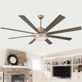 thumbnail image 1 of Chords Attic 72" 8-Blade Reversible Ceiling Fan with LED lights and Remote Control, 6-Speed, Timer Setting Quiet DC Motor, 1 of 11