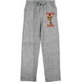 thumbnail image 1 of Chords & Chaps Cowboy Americana Men's Heather Gray Sleep Pajama Pants-XXL, 1 of 3