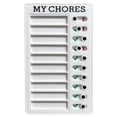 thumbnail image 1 of Chore Board, Chore Chart, Morning Routine Forfor Home, Work, Office, White 1, 1 of 9