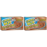 Chore Boy Ultimate Scrubbers Heavy Duty Copper Scrubbing Pad Pair, 2 Count Pack of 2
