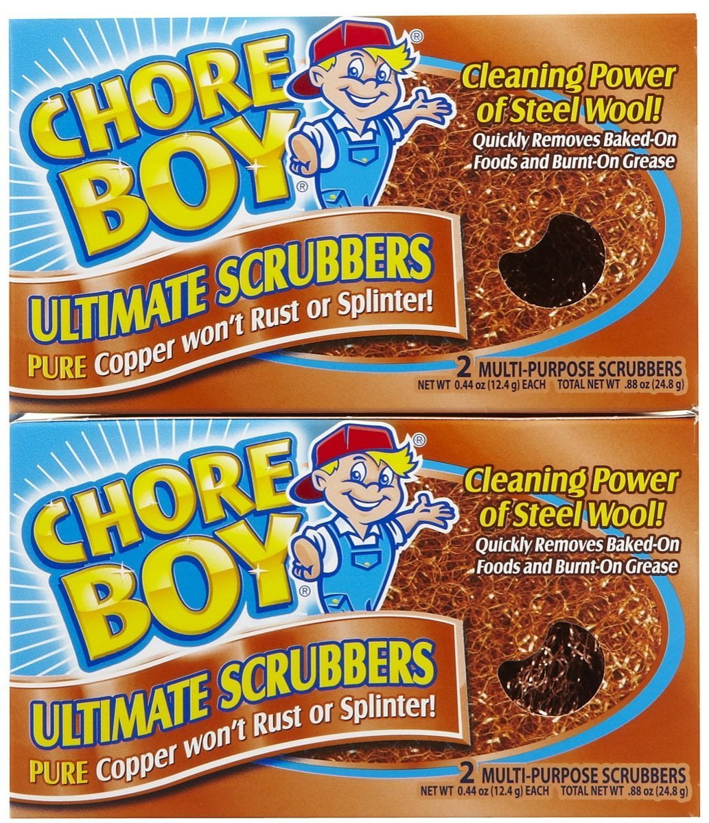 Chore Boy Copper Scouring Pad - 2 ct - 2 pk