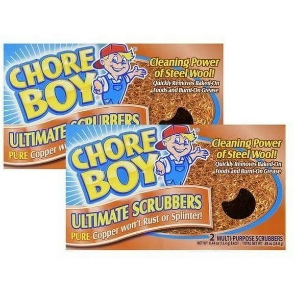 Chore Boy Copper Scouring Pad 4 Count
