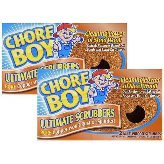Chore Boy Copper Scouring Pad 4 Count