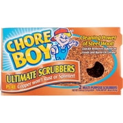 Chore Boy Ultimate Copper Scrubber, 0.44 oz, 2 Ct 3 Pack Bundle