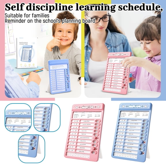 Chore Chart for Adults, Chore Chart for Responsibility Chart Magnetic Board Daily Routine Planner Task Checklist Behavior Chart for Home Classroom, Blue, 1Pcs