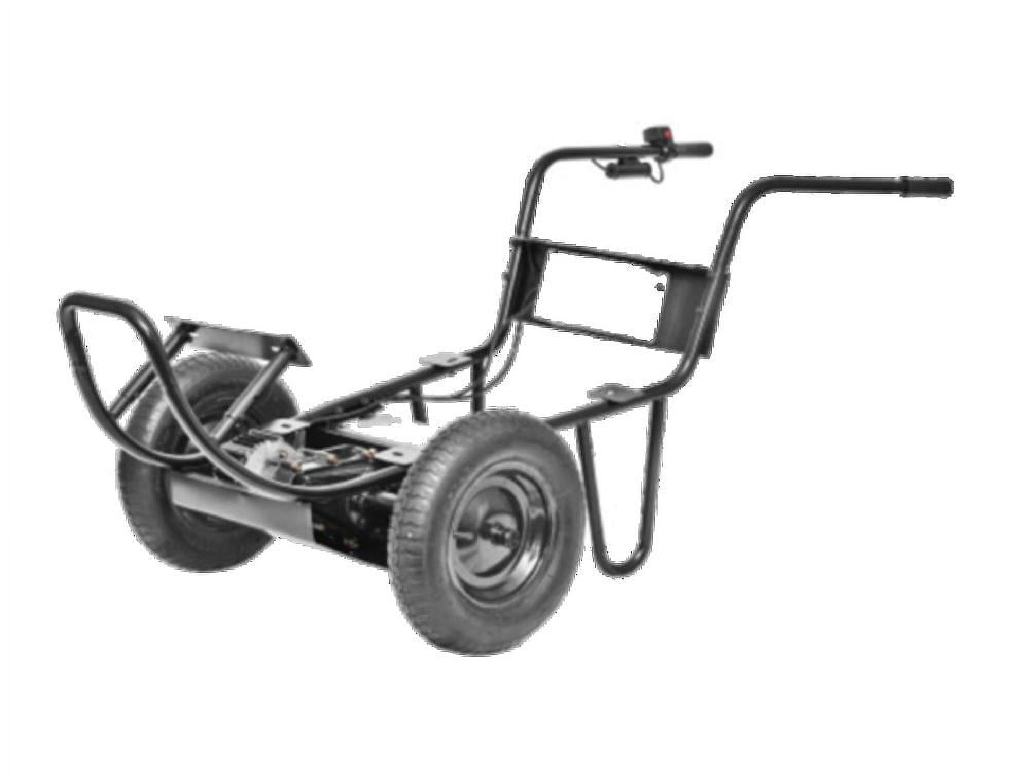 Chore Warrior Electric Power Assist Wheelbarrow with 24v Battery