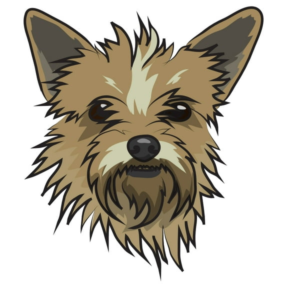 Chorkie Decal | Indoor/Outdoor | Dog Lover Super Cute Sticker for SUV Windows, Dorm Rooms, Bedroom, Offices | SignMission personalized gift | 12"