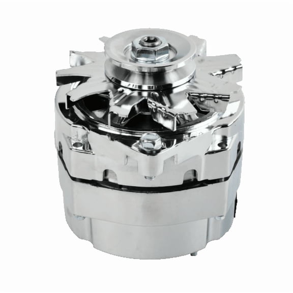 Chorme Powermaster GM 12SI 150 Amp Alternator 1965 - 1985 Universal