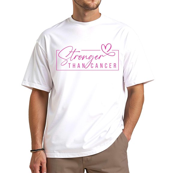 Chorokhi Stronger Than Breast Cancer Unisex T-Shirt – White Small