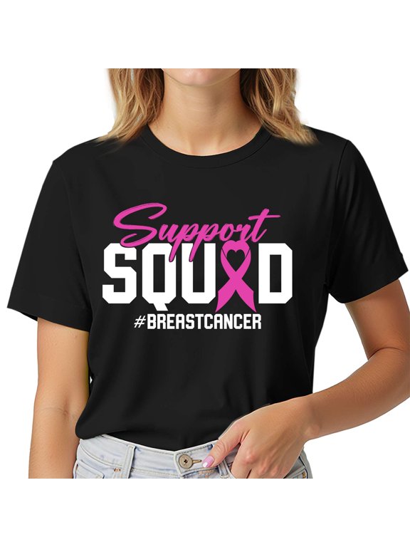 Support Squad Women's T-Shirt – Black Large