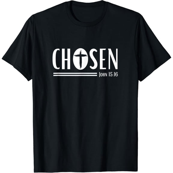 Chosen, Christian Streetwear, John 15:16 T-Shirt E.S. Creative