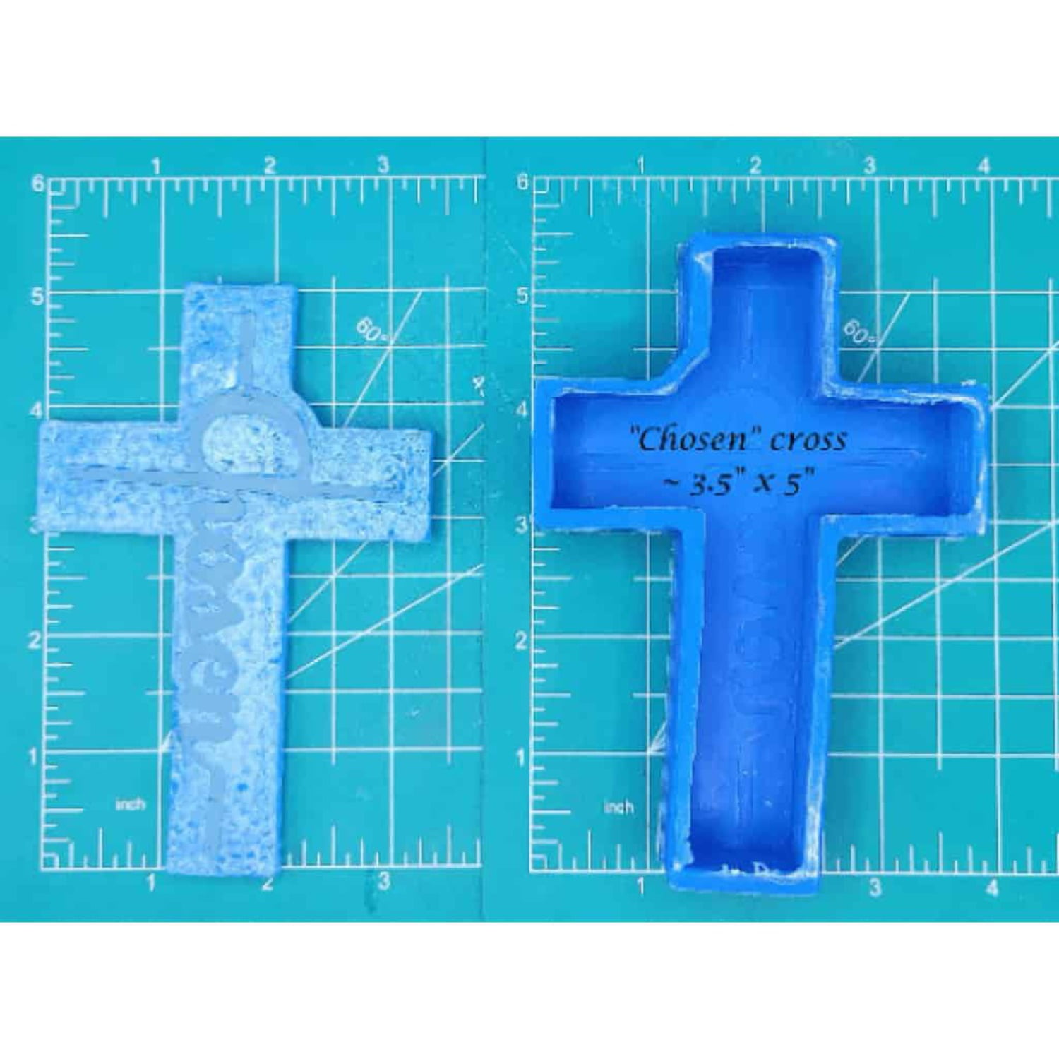 Chosen Cross Silicone Freshie Mold