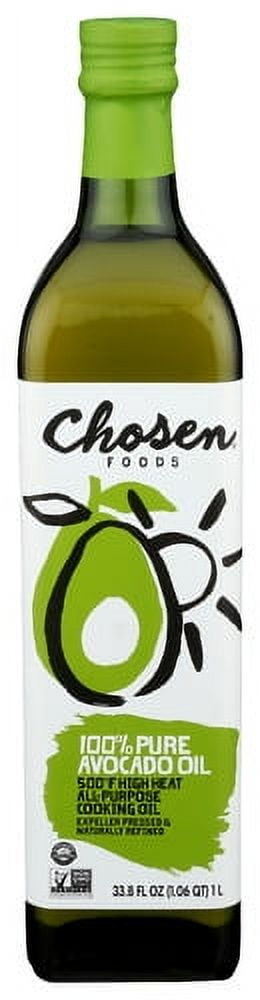 Chosen Foods 100% Pure Avocado Oil 1 Liter (Pack Of 4)