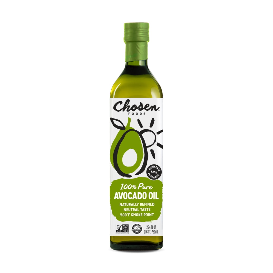 Chosen Foods 100% Pure Avocado Oil 25.4 fl Oz