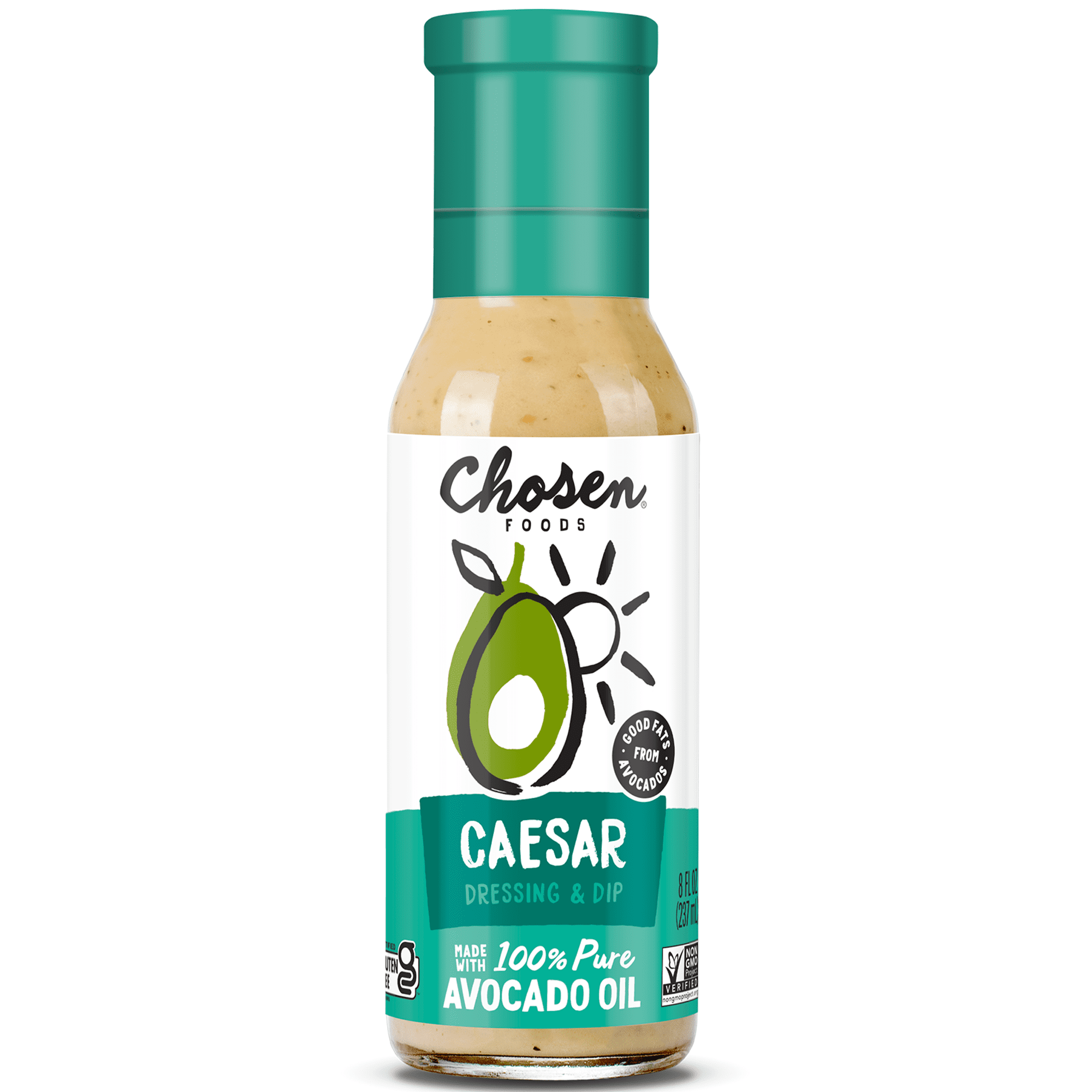 Chosen Foods 100 Pure Avocado OilBased Caesar Salad Dressing and