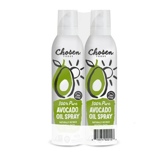 Chosen Foods Avocado Oil Cooking Spray 8 Ounce (Pack of 2)