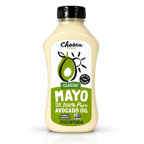 Chosen Foods 100% Pure Avocado Oil Classic Squeeze Mayo 17 fl Oz