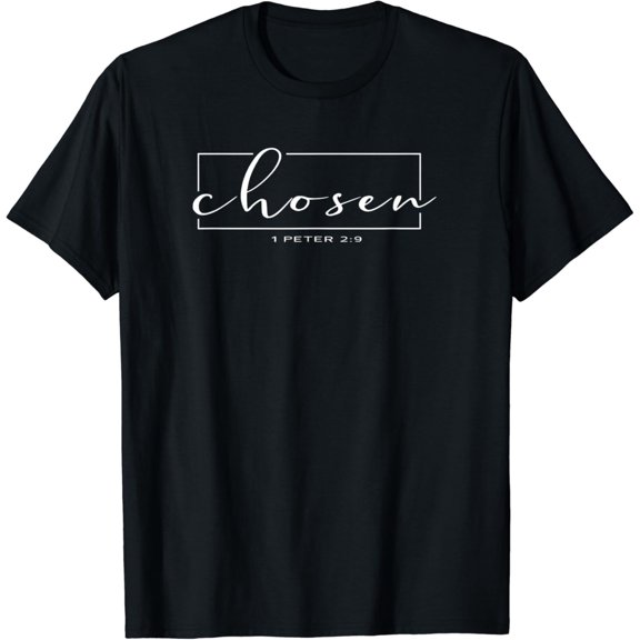 Chosen T Shirt Christian Gift Faith Christ Religious Church T-Shirt Red Magnolia Lane
